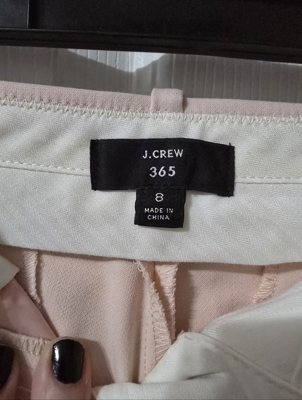 J. Crew 365 Flat Front Pleated Waist Ankle Length Structured Trousers, Sz 8, EUC - Picture 12 of 13